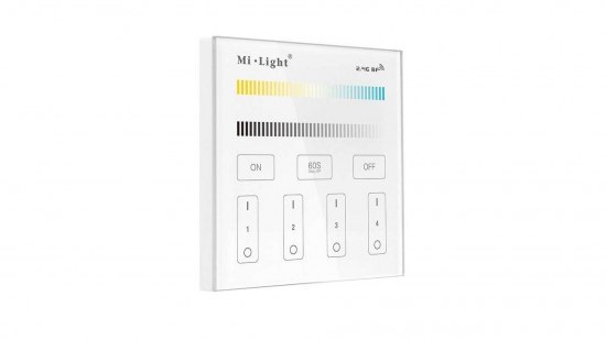 Mi-Light PANEL ŚCIENNY 230V RF 2.4G 4 STR CCT T2